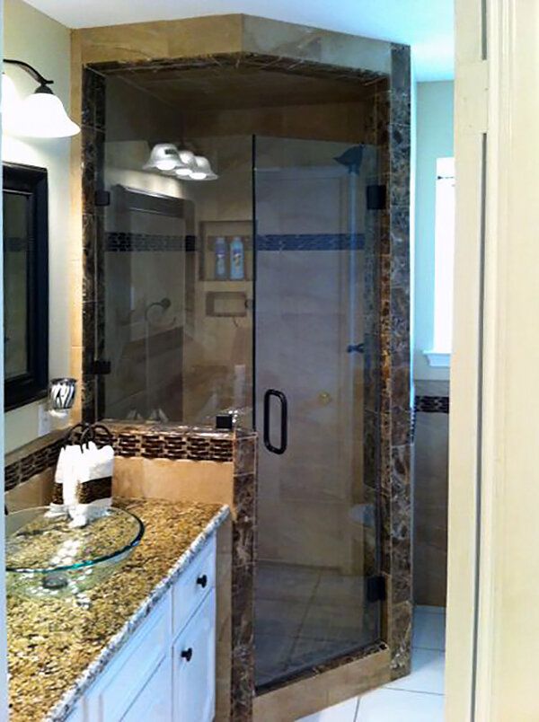 Neo angle shower enclosures doors 05 frameless dallas